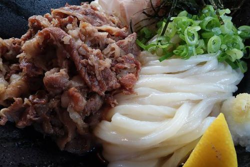 うどん 色彩 @ 肉ぶっかけ