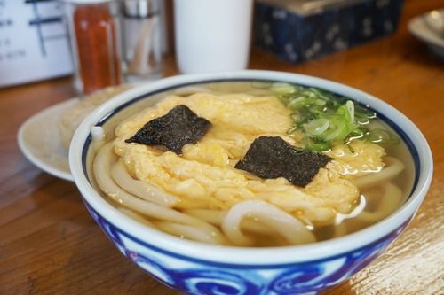 【福岡】優しい気持ちになれる玉子とじうどん♪@三井うどん店