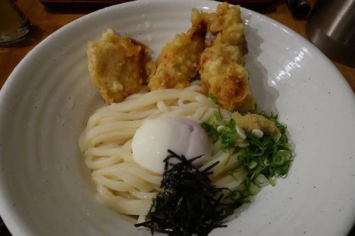 讃岐うどん 四八 @ とり天温玉ぶっかけセット