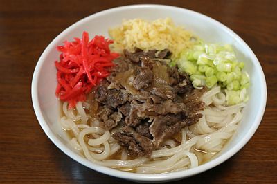 吉野家の牛丼風ぶっかけうどん