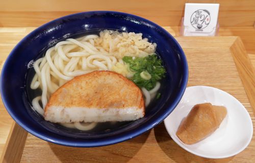 「おはよううどん」は朝10時までのサービスメニュー きりん屋 @ 大阪市中央区平野町 200124