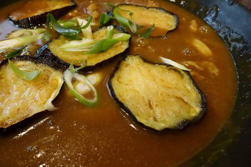 うどん居酒屋 麦笑 @ なすカレーうどん