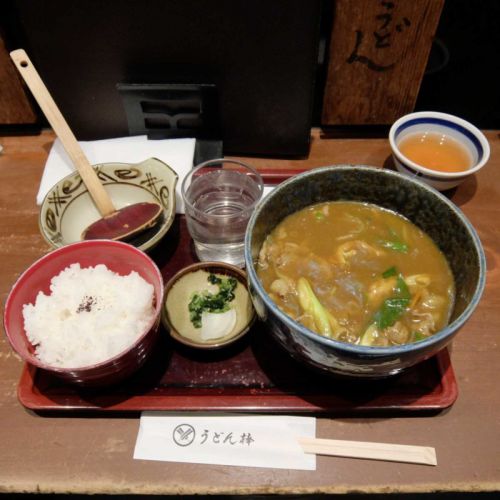 「カレーセット」うどん棒 in 大阪駅前第3ビル 梅田 大阪