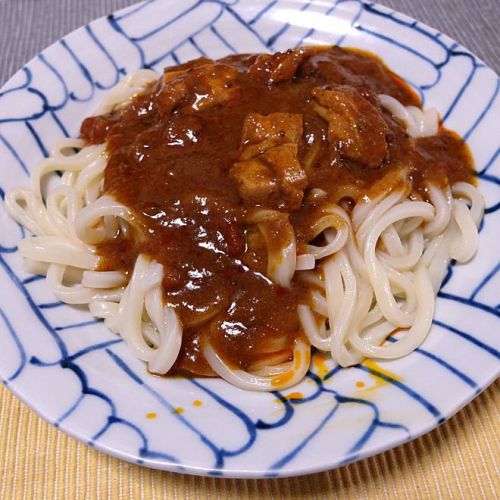 「お家で、ご飯をうどんに置き換えた カンタン カレーうどん!S&Bとカトキチ コラボ☆ 200411