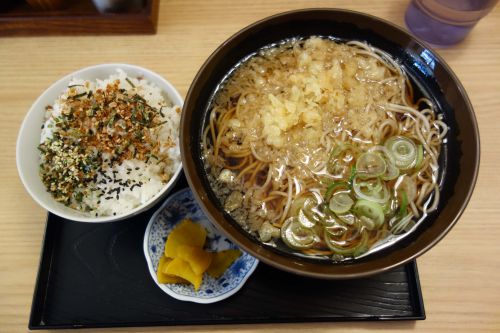 【東京B級グルメ】立ち食いそば朝食2軒はしご♪東京メトロ24時間券(600円)を使ってまずは小伝馬町界隈へ~おか田→田そば