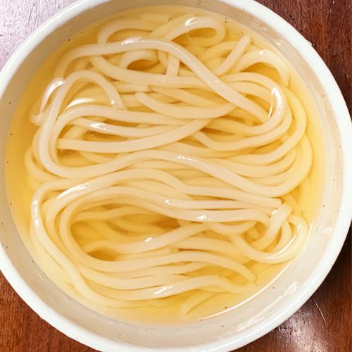「ひやひやうどん」 ステイホーム! 4月27日の自宅昼麺 @ 鷹合倶楽部 200427