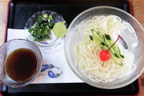 夏季限定 絹糸うどんを啜る 野口製麺所 @ 吹田市 200609