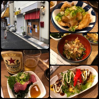 久しぶりに大正駅そばの立ち飲み「さのや」へ