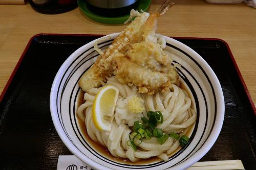 讃岐饂飩 かわばた @ とり天ちく天えび天ぶっかけ
