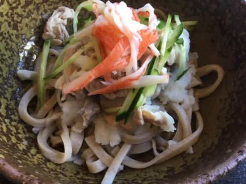 簡単まかない蕎麦