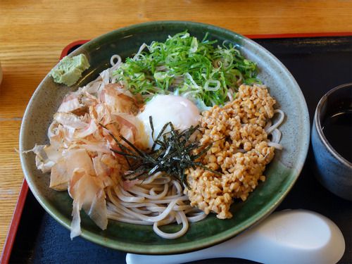 【福岡】ニラとじうどん&納豆そば♪@長住うどん