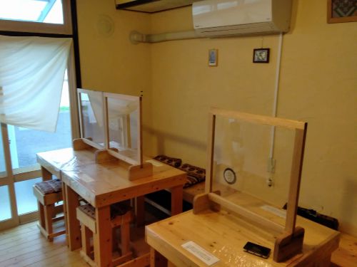 そば湯コーヒーのサービス休止のお知らせです