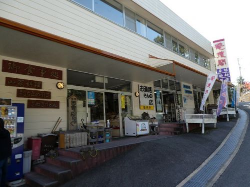 飛猿閣 地元産の松茸うどん (香川県さぬき市)