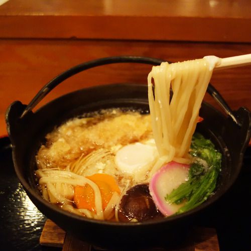 【福岡】鍋焼きうどん♪@能古うどん 長尾本店