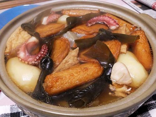 お家で、おでん=関東煮(かんとだき)!残った出汁で煮込みうどん♪ 210130