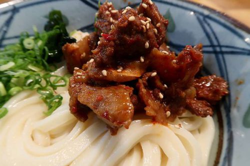 手しごと讃岐うどん 讃々 @ お値打ちのうどん 和牛すじぶっかけセット