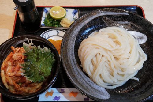 おススメは生醬油うどん! かき揚げ天丼も実に旨し! 手打うどん 釜ひろ @ 鶴が丘 210129