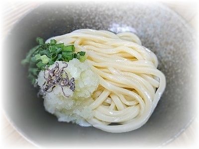 2021-03-07 自家製麺「しょうゆうどん(冷)」鬼おろし