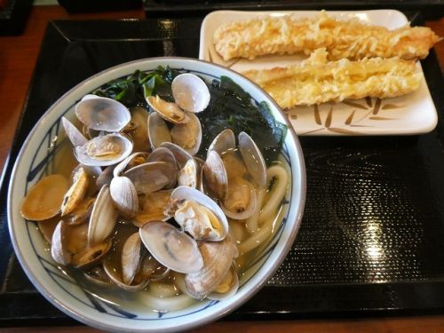 あさりうどん 丸亀製麺