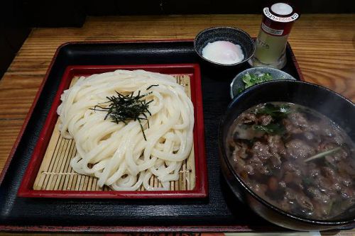 うどん屋 山善 @ こんなメニューがあったんやね? 肉つけ麺