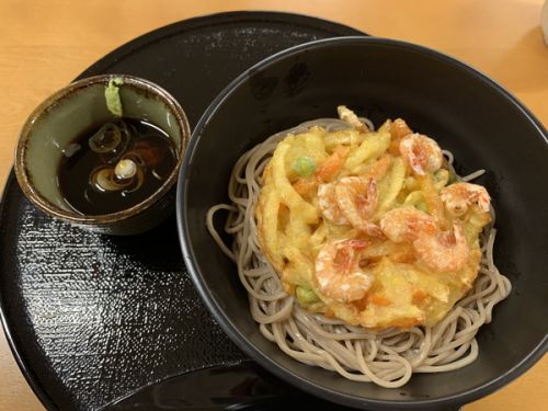 そば処 まえかわ(かき揚げ蕎麦冷や)