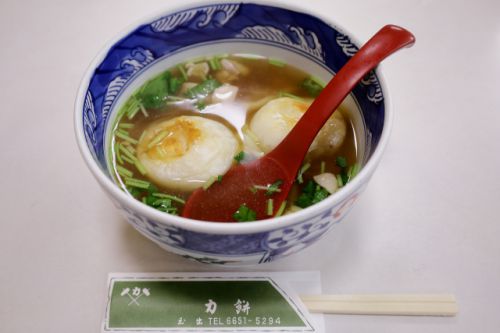 昆布出汁がめちゃめちゃ濃い餅うどん 玉出 力餅食堂 @ 玉出 200515