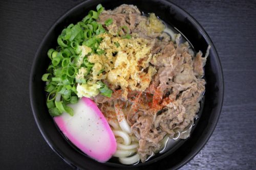 角煮うどんは食べられなかったけど、てんこ盛り肉うどんに大満足 !!! うどんの田 @ 高松市寺井町 今年六回目の讃岐うどんツアー 一軒目 210612