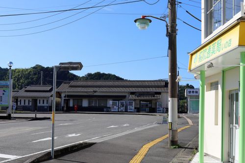 聖地巡礼「竜とそばかすの姫」ローソン伊野駅前店および伊野駅あたりをぶらぶら
