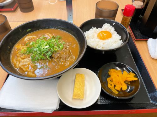 本日のLunch(2021/08/03)カレーうどん得正 堺筋店