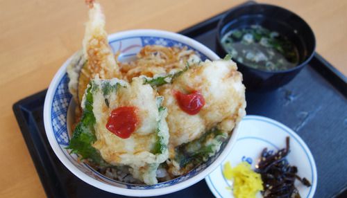 【福岡】贅沢鱧海老天丼&九州限定ふくやの明太釜玉♪@ウエストうどん 原店