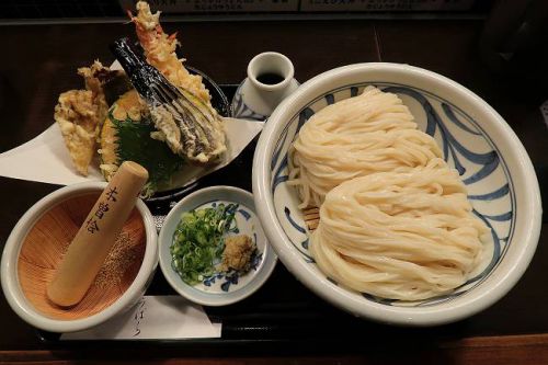 饂飩工房 うばら @ 海老天2匹の天ざるうどん