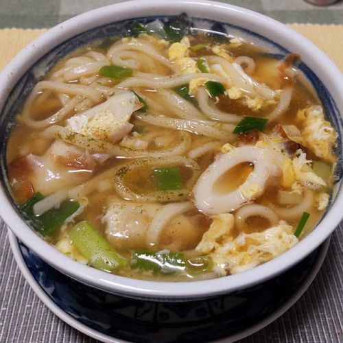 お家!牛スジ大根煮込みの旨みいっぱい残り汁でカトキチさぬきうどん煮込み☆ほか 210920