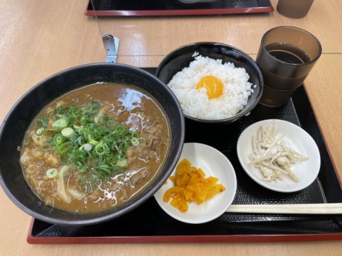 本日のLunch(2021/10/06)カレーうどん得正 堺筋店