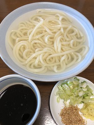 この冬初めての「釜揚げうどん」