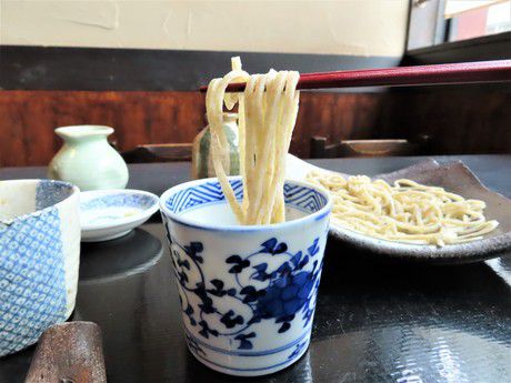 新そば、おにぎり、団扇海老 佳蕎庵@小平市小川町