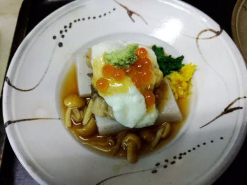 蕎麦豆冨(秋)(^-^*)