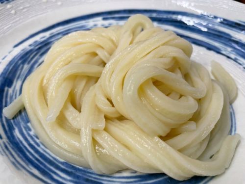 めっちゃ旨い!香川県産「さぬきの夢」新麦のぬるいうどん 日の出製麺所 @ 坂出 210925