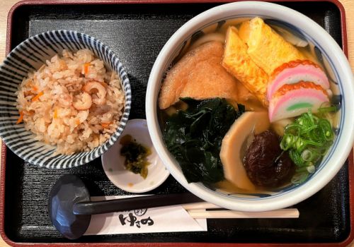 「かやく」+「かやく」の、めちゃ旨「Wかやく定食」を食す! うどん ゆきの @ 西田辺 211027