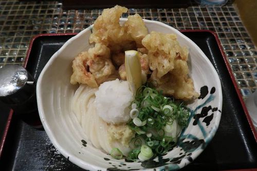 本格手打 たけうちうどん店 @ 私の定番は、とり天生醤油うどん