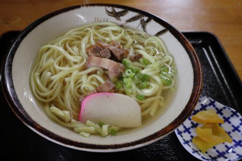 素朴な八重山そば旨し! デンサー食堂 @ 西表島上原港デンサターミナル 220109