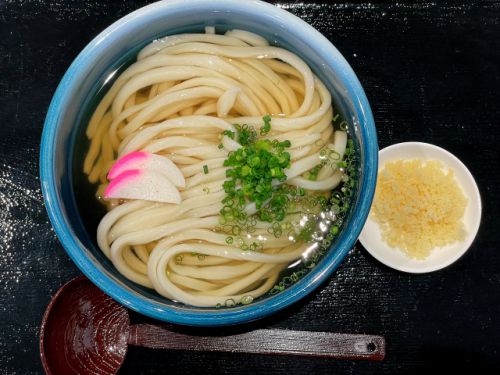 連食5軒目にしてこの麺量!でも美味しいから完食 !!! 別邸 なりや @ 高松市一宮町 突発的讃岐うどんツアー 五軒目 220212