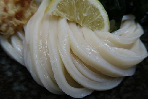極楽うどん TKU @ 巨大ちくわ天にビックリ! 竹鶏玉ぶっかけ