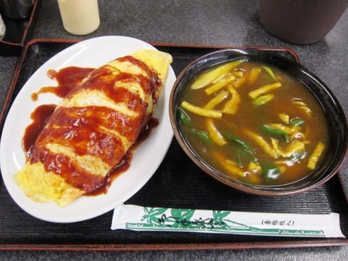 「はりまや」-20 東湊 オムライス&カレーそば☆ 安定の味わい!庶民派町食堂~ 220616