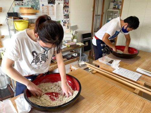 京都から初めてのそば打ち