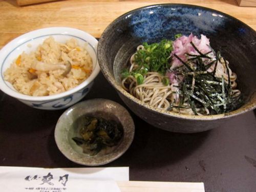 「麺屋・爽月」-88 粉浜 店主のおすすめ☆ うどんでなく、珍しくそばランチ~ 220823