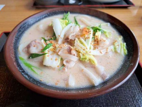 【イベリコ豚菜うどん(得得うどん 大西店)】