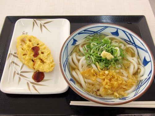 「丸亀製麺 コーナン堺店」-69 石津 冷かけうどん+れんこん天☆ 220925