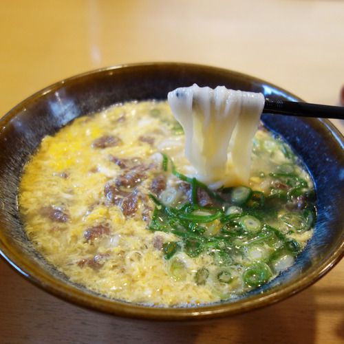 【福岡】やわやわ博多うどん!鍋焼き&他人♪@葉隠うどん